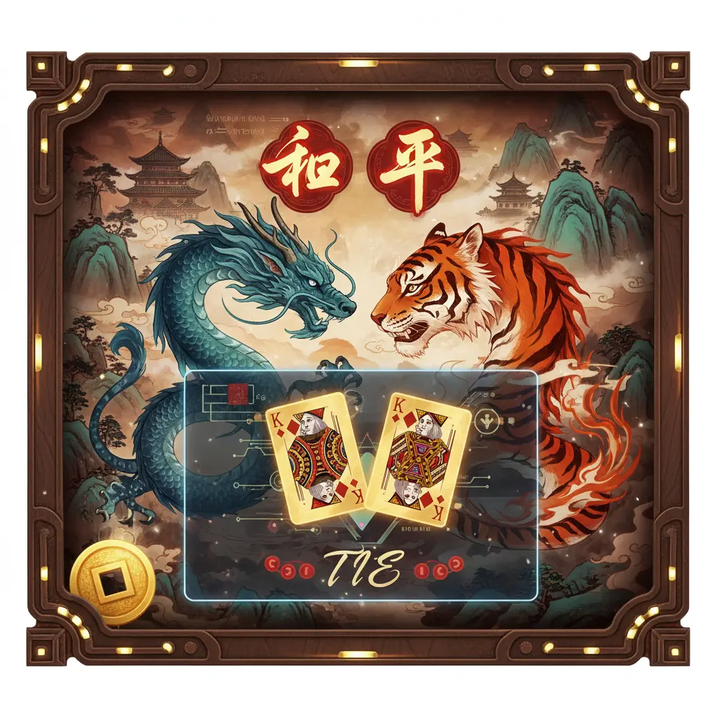Live dealer dragon tiger rules - Tie