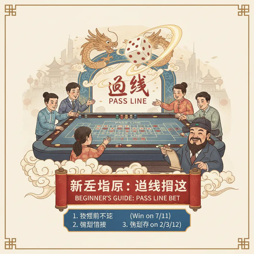 Beginner's guide to live craps - Pass